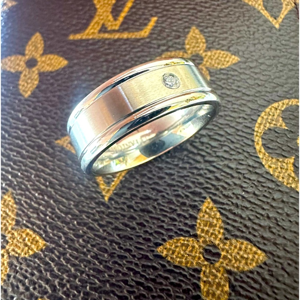 Mens Super Premium Solid Titanium Ring Unisex Sizes 9 - 12